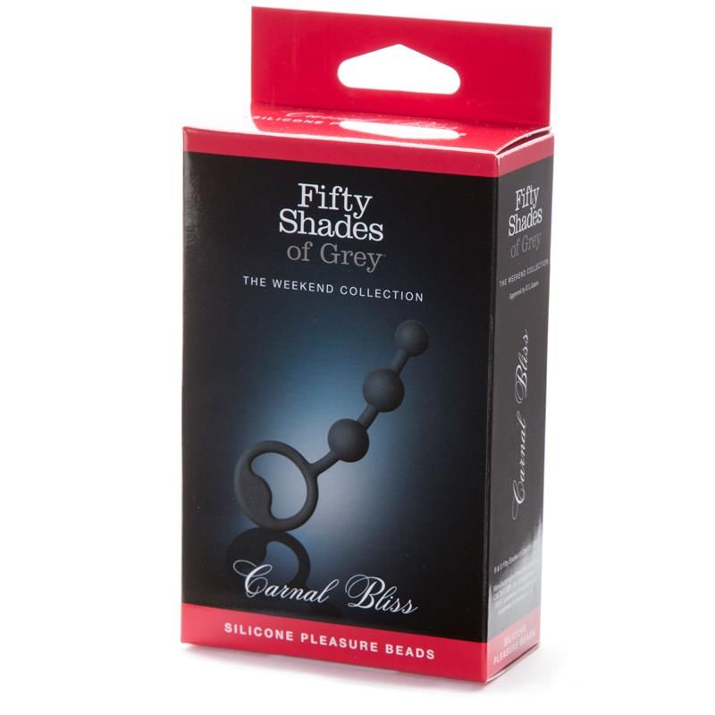 Πρωκτικές Μπίλιες 50 Shades Of Grey Carnal Bliss Μαύρες Fifty Shades of Grey Πρωκτικές Μπίλιες 50 Shades Of Grey Carnal Bliss Μαύρες Μπίλιες