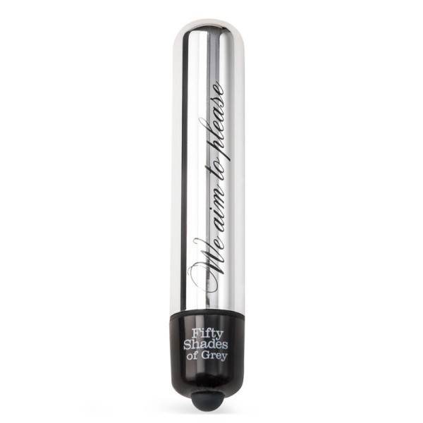 Bullet Vibrator 50 Shades Of Grey We Aim Τo Please Silver