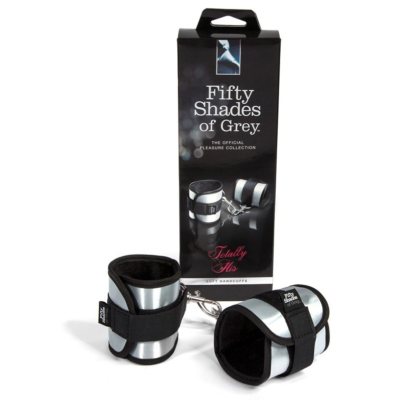 Μαλακές Χειροπέδες 50 Shades Of Grey Totally His Ασημί Fifty Shades of Grey Μαλακές Χειροπέδες 50 Shades Of Grey Totally His Ασημί Υφασμάτινες χειροπέδες