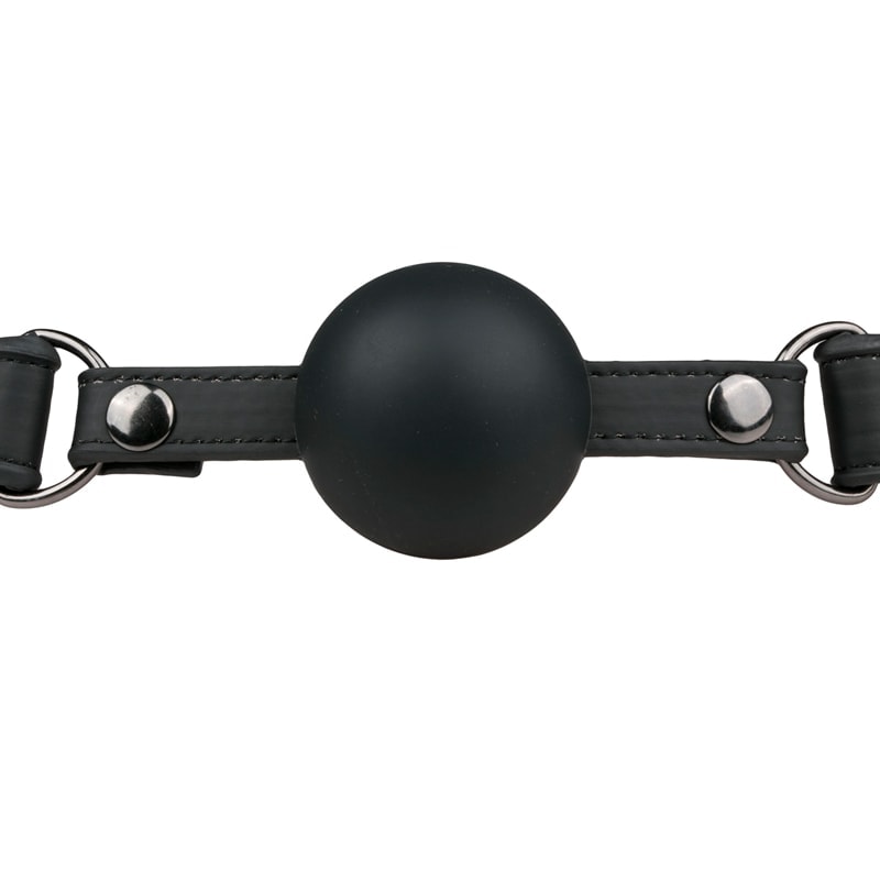 Easytoys – Fetish Collection Ball Gag With Large Ball Easytoys Black Ball Gags