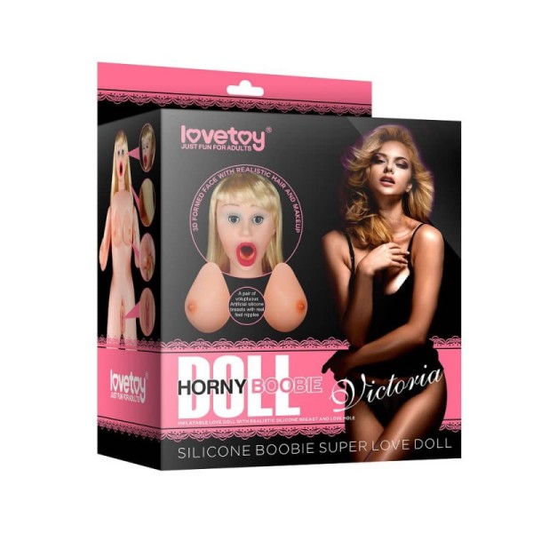 Φουσκωτή Κούκλα Lovetoy Silicone Boobie Super Love Doll Blonde