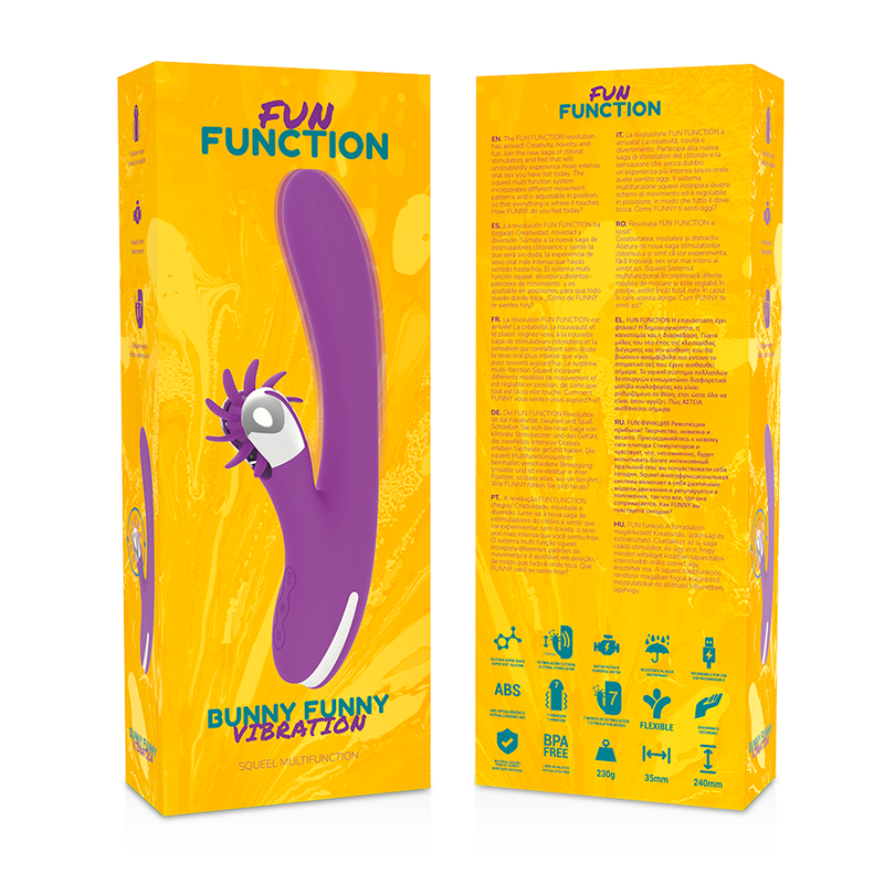 Δονητής Rabbit Fun Factory Bunny Funny Vibration Μοβ Fun Factory Δονητής Rabbit Fun Factory Bunny Funny Vibration Μοβ Rabbit