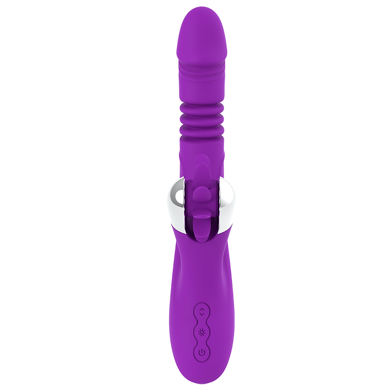 Rabbit Vibrator Up & Down Fun Factory Funny Purple Fun Factory Rabbit Vibrator Up & Down Fun Factory Funny Purple Solo Play