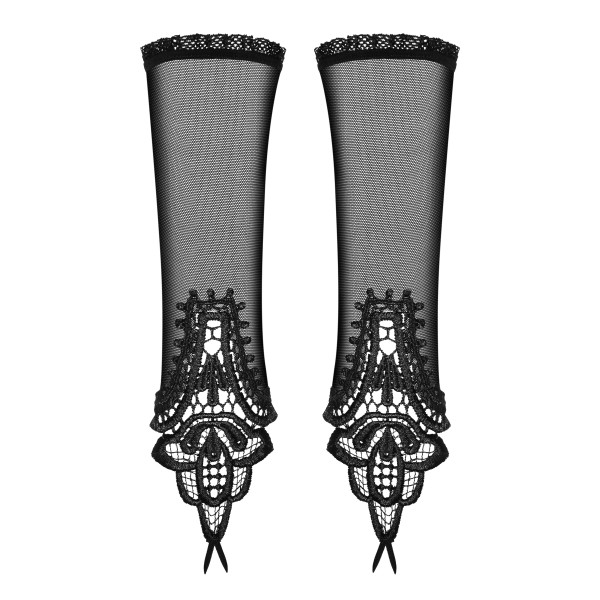 Γάντια Obsessive Sexy Mittens Luiza Μαύρα
