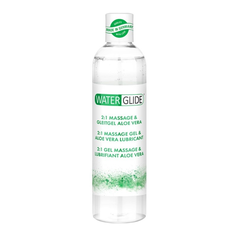WaterGlide Gel Μασάζ & Λιπαντικό Aloe Vera 2 σε 1 Waterglide 300ml Νερού