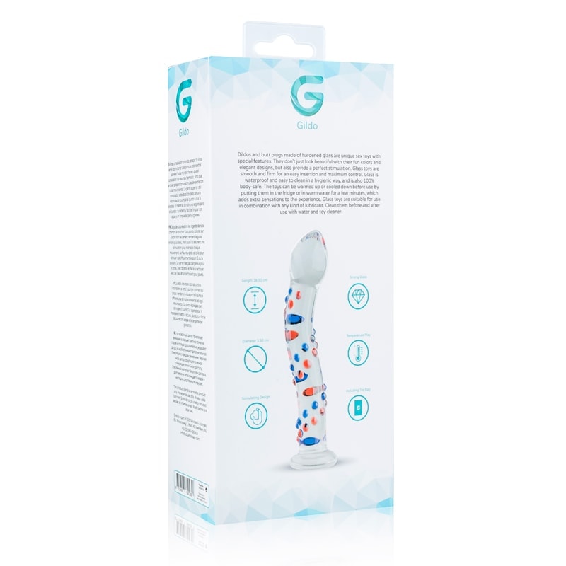 Γυάλινο Dildo Gildo No. 3 18.5cm Διαφανές Gildo Γυάλινο Dildo Gildo No. 3 18.5cm Διαφανές Γυάλινα