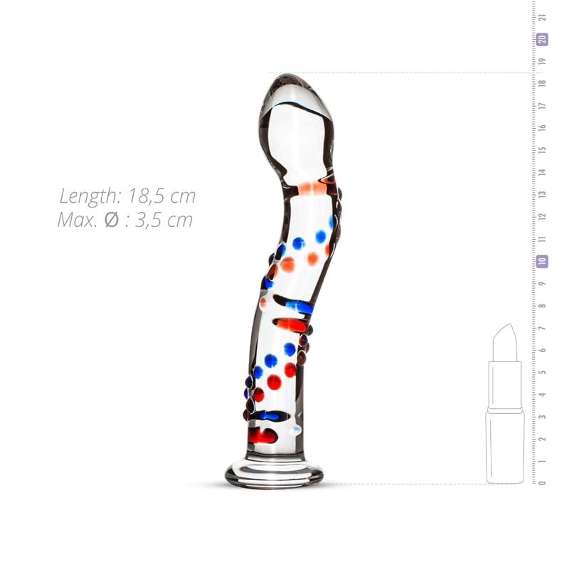 Γυάλινο Dildo Gildo No. 3 18.5cm Διαφανές Gildo Γυάλινο Dildo Gildo No. 3 18.5cm Διαφανές Γυάλινα