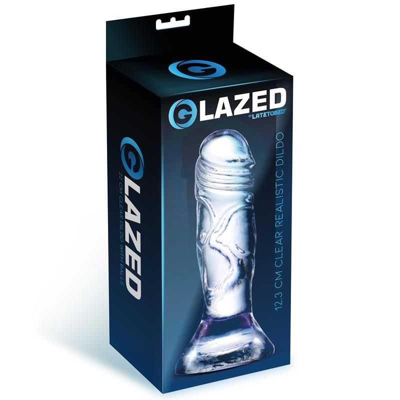 Jelly Dildo Glazed Crystal Material 12.3cm Διαφανές Glazed Jelly Dildo Glazed Crystal Material 12.3cm Διαφανές Jelly