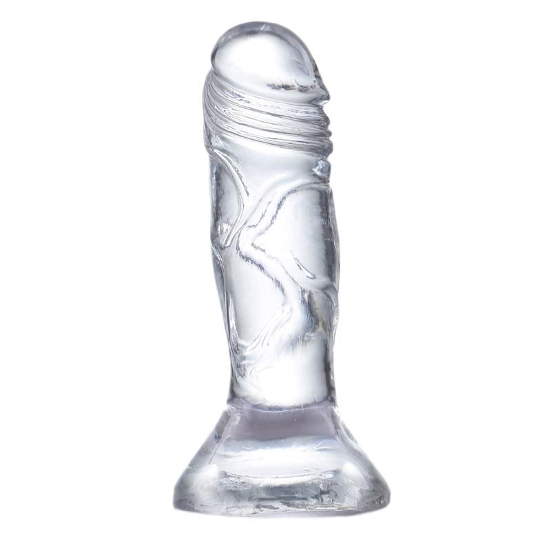 Jelly Dildo Glazed Crystal Material 12.3cm Διαφανές Glazed Jelly Dildo Glazed Crystal Material 12.3cm Διαφανές Jelly
