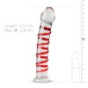Gildo Γυάλινο Dildo Gildo No. 15 17.5cm Διαφανές Γυάλινα