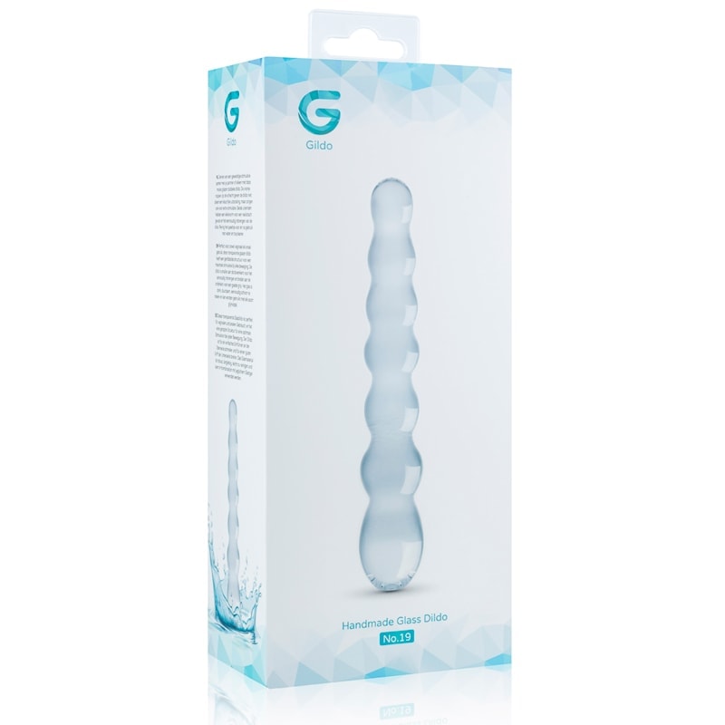 Gildo Glass Dildo Gildo No. 19 20cm Clear Glass