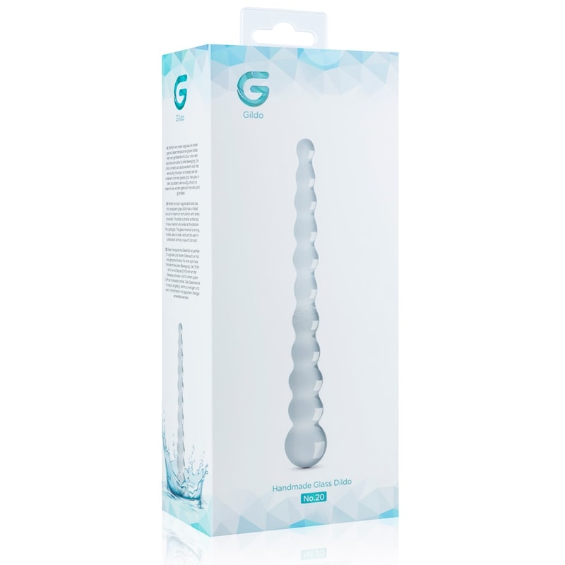 Gildo Glass Dildo Gildo No. 20 23cm Clear Glass