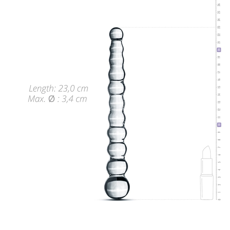 Gildo Glass Dildo Gildo No. 20 23cm Clear Glass