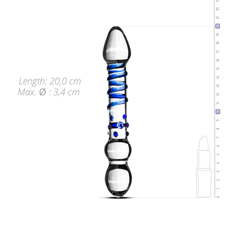 Gildo Glass Dildo Gildo No. 21 20cm Clear Glass
