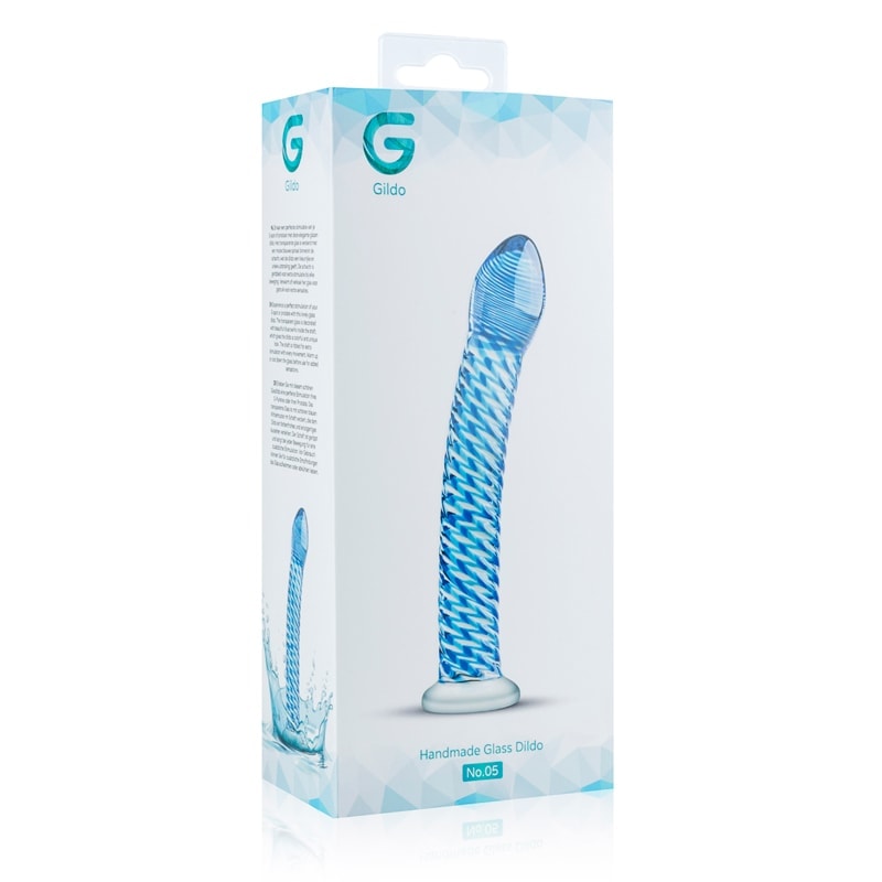 Gildo Glass Dildo Gildo No. 5 18cm Clear Glass