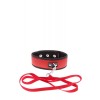Guilty Pleasure Collar And Leash GP Red Collars