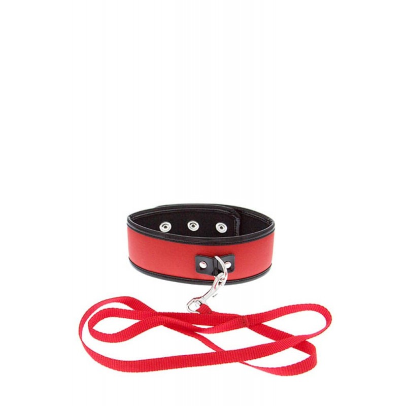 Guilty Pleasure Collar And Leash GP Red Collars