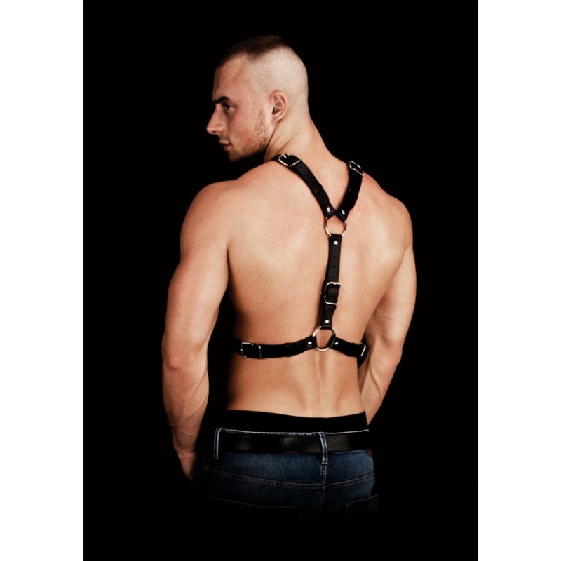 Ouch! Chest Harness Thanos Ouch!  Centerpiece Black Harnesses