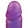 Crystal Jellies Jelly Dildo Crystal Jellies Ballsy 20cm Μοβ Jelly