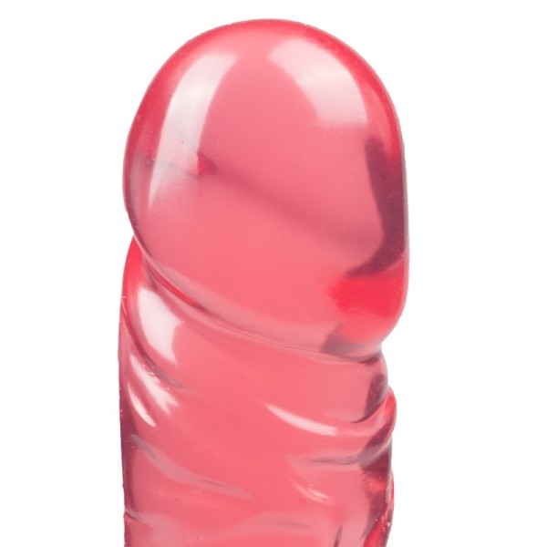 Jelly Dildo Crystal Jellies Dildo 19.5cm Ροζ