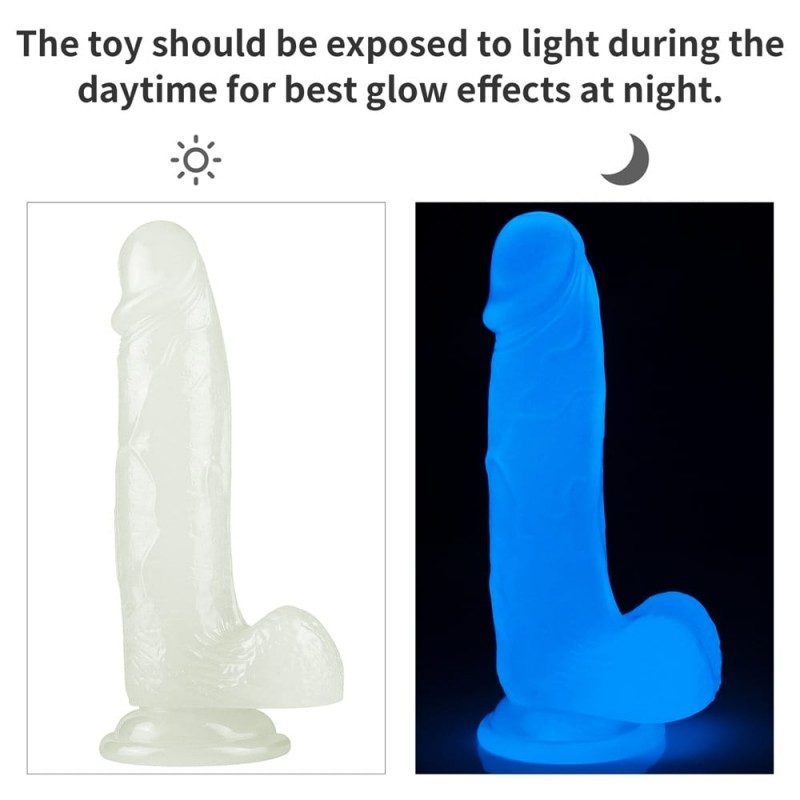Lovetoy Jelly Dildo Lovetoy Lumino Play 19cm Clear Jelly
