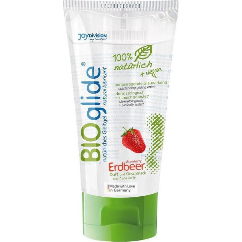 Water Based Lubricant BIOglide Strawberry 80ml Joydivision Water Based Lubricant BIOglide Strawberry 80ml Water Based
