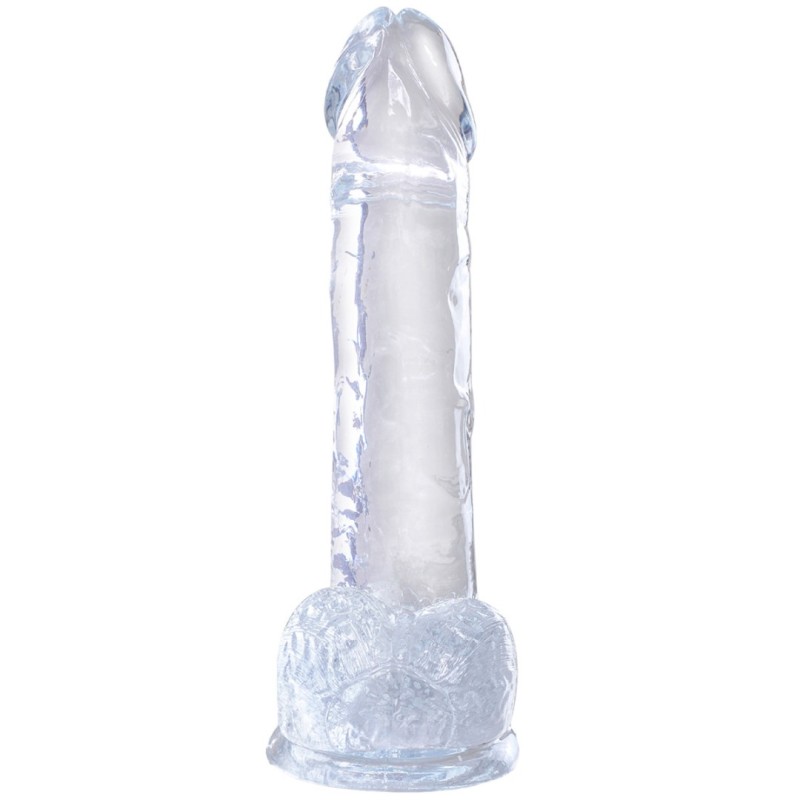 Jelly Dildo King Cock Ballsy 18cm Clear King Cock Jelly Dildo King Cock Ballsy 18cm Clear Jelly