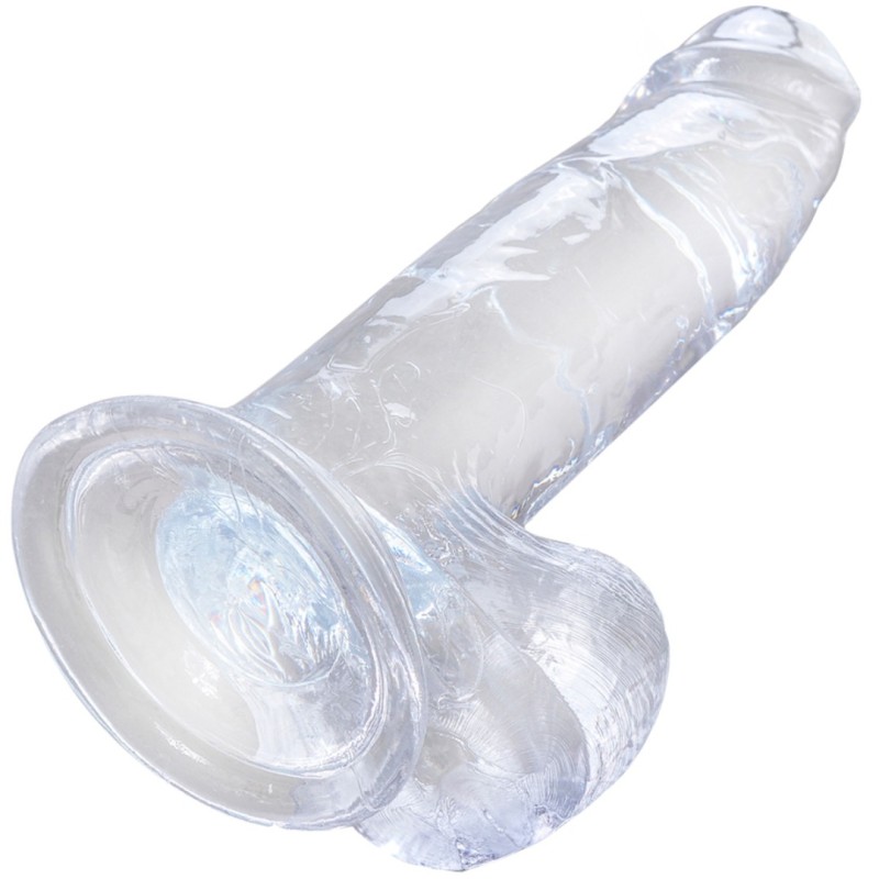 Jelly Dildo King Cock Ballsy 18cm Clear King Cock Jelly Dildo King Cock Ballsy 18cm Clear Jelly