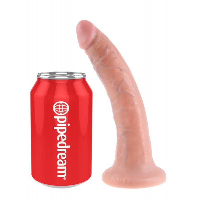 King Cock Ρεαλιστικό Dildo King Cock 18cm Μπεζ Ρεαλιστικά