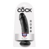 Realistic Dildo King Cock 20cm Black King Cock Realistic Dildo King Cock 20cm Black Realistic