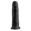 Realistic Dildo King Cock 25.4cm Black King Cock Realistic Dildo King Cock 25.4cm Black Realistic