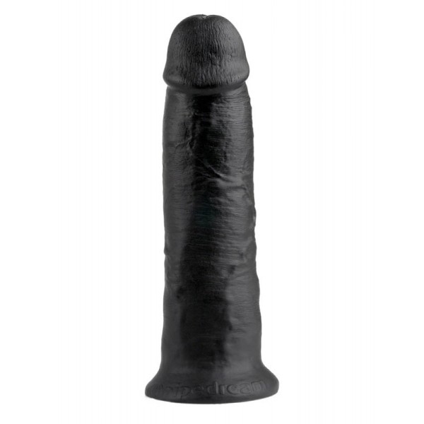Realistic Dildo King Cock 25.4cm Black Realistic Dildo King Cock 25.4cm Black