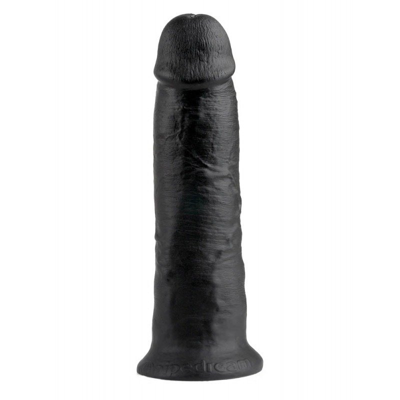 Realistic Dildo King Cock 25.4cm Black King Cock Realistic Dildo King Cock 25.4cm Black Realistic