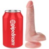 King Cock Ρεαλιστικό Dildo King Cock Ballsy 15cm Μπεζ Ρεαλιστικά