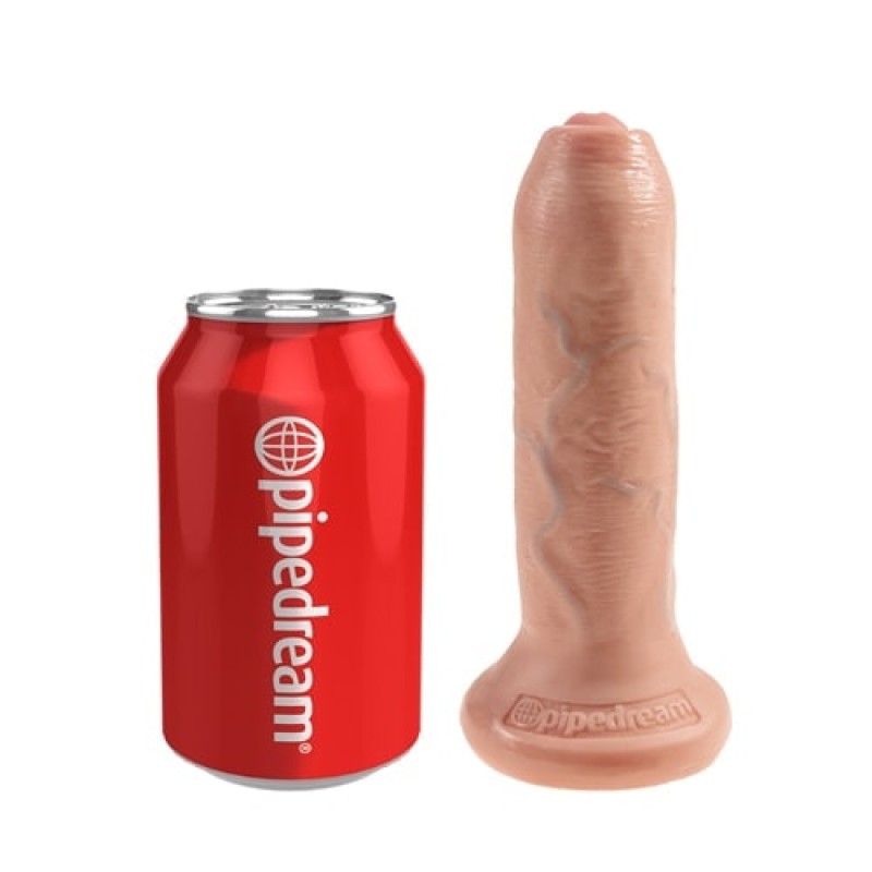 King Cock Realistic Dildo King Cock Uncut 16cm Nude Realistic