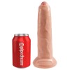 King Cock Ρεαλιστικό Dildo King Cock Uncut Χωρίς Περιτομή 23cm Μπεζ Ρεαλιστικά