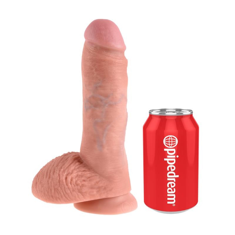 Ρεαλιστικό Dildo King Cock Με Όρχεις 20cm Μπεζ King Cock Ρεαλιστικό Dildo King Cock Με Όρχεις 20cm Μπεζ Ρεαλιστικά