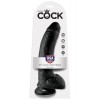 King Cock Realistic Dildo King Cock With Balls 23cm Black Realistic