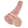 King Cock Ρεαλιστικό Dildo King Cock Με Όρχεις 33cm Μπεζ Ρεαλιστικά