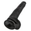 Realistic Dildo King Cock With Balls 35.6cm Black King Cock Realistic Dildo King Cock With Balls 35.6cm Black Realistic