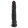 Realistic Dildo King Cock With Balls 35.6cm Black King Cock Realistic Dildo King Cock With Balls 35.6cm Black Realistic