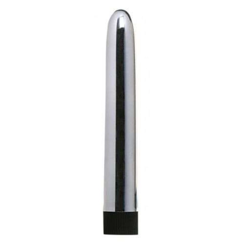 Classic Vibrator Seven Creations Super Slick Silver Seven Creations Classic Vibrator Seven Creations Super Slick Silver Classic