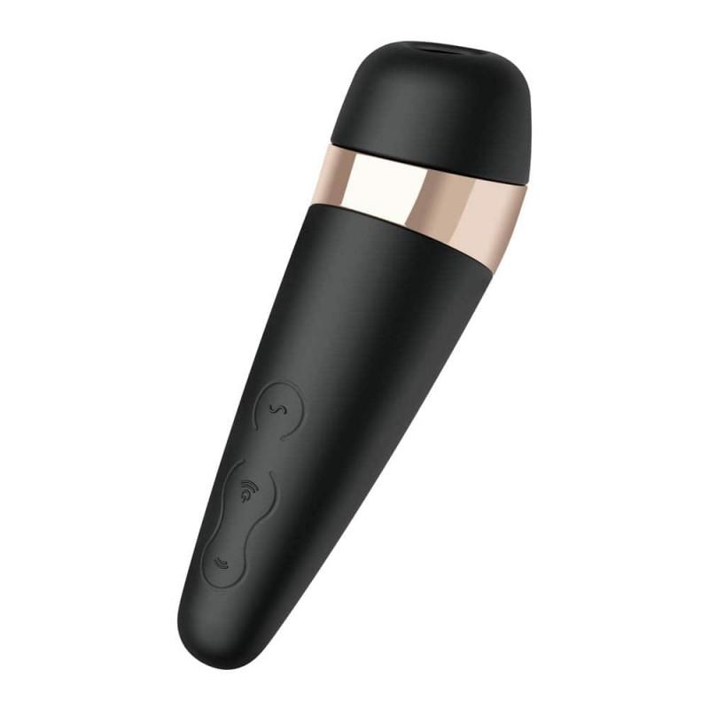 Clitoral Vibrator Satisfyer Air Pulse Pro 3+ Black Satisfyer Clitoral Vibrator Satisfyer Air Pulse Pro 3+ Black Clit Toys