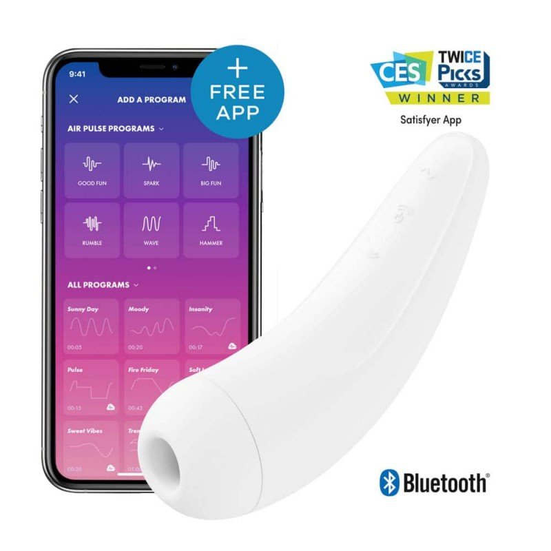 Κλειτοριδικός Δονητής Satisfyer Curvy 2+ Λευκός Satisfyer Κλειτοριδικός Δονητής Satisfyer Curvy 2+ Λευκός Κλειτοριδικά