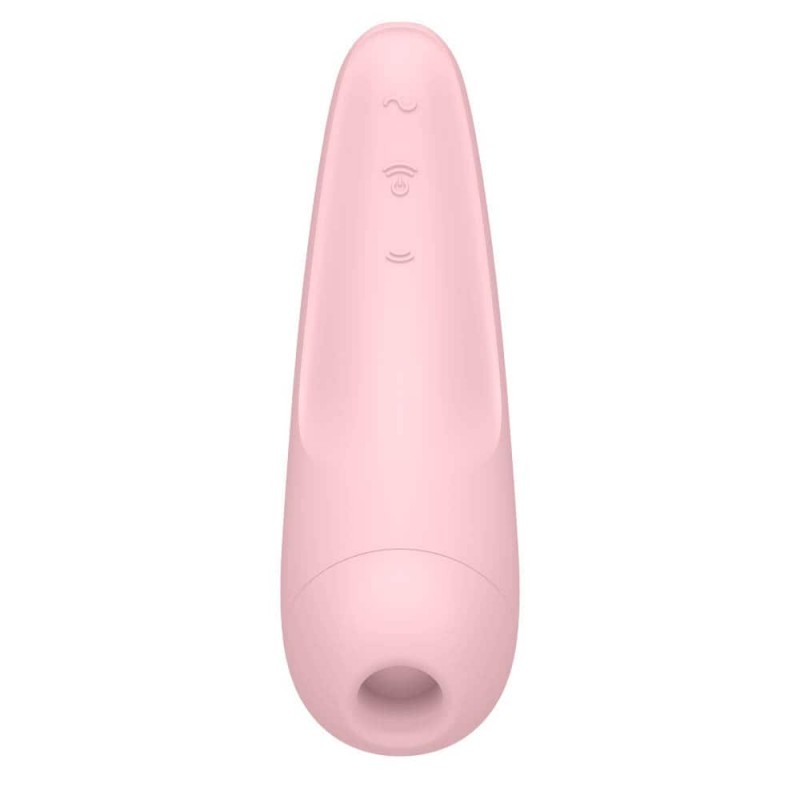 Clitoral Vibrator Satisfyer Curvy 2+ Pink Satisfyer Clitoral Vibrator Satisfyer Curvy 2+ Pink Clit Toys
