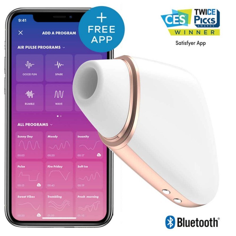 Κλειτοριδικός Δονητής Satisfyer Love Triangle Λευκός Satisfyer Κλειτοριδικός Δονητής Satisfyer Love Triangle Λευκός Κλειτοριδικά