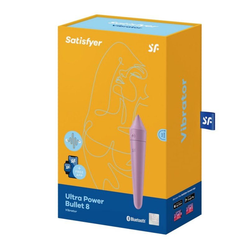 Satisfyer Clitoral Vibrator Satisfyer Ultra Power Bullet 8 Lilac Clit Toys