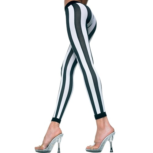 Κολάν με Ασπρόμαυρες Ρίγες Music Legs