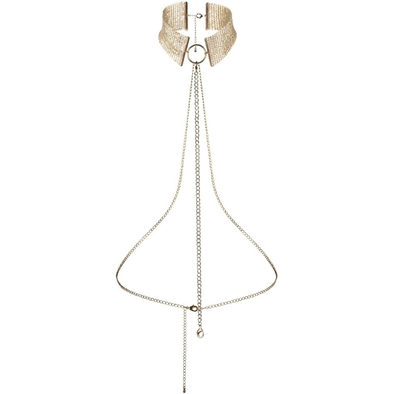 Bijoux Indiscrets Κολάρο Bijoux Indiscrets Désir Métallique Χρυσαφί Chokers & Στέκες