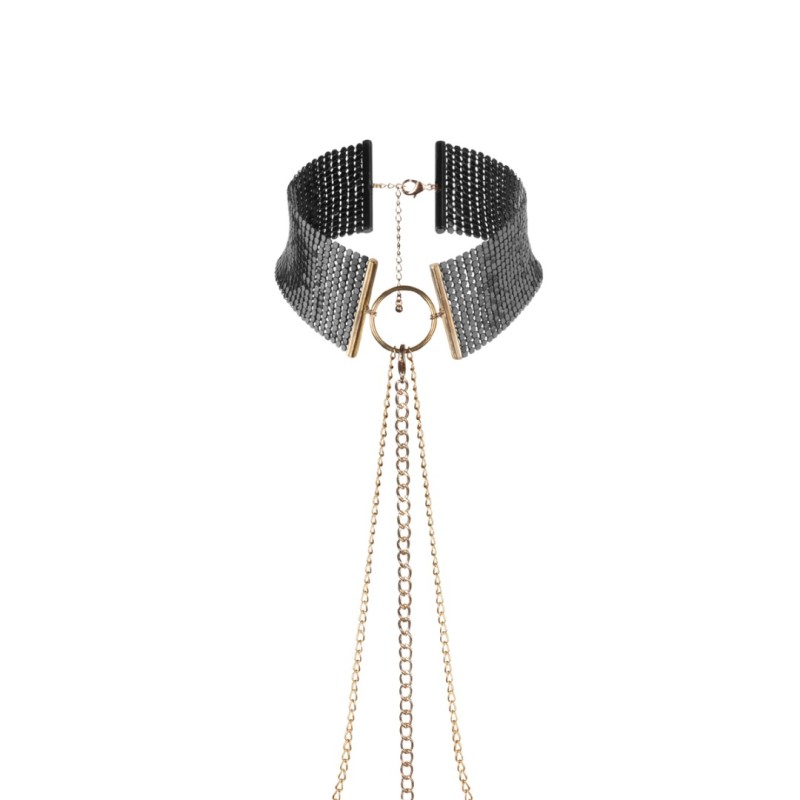 Bijoux Indiscrets Κολάρο Bijoux Indiscrets Désir Métallique Μαύρο Chokers & Στέκες